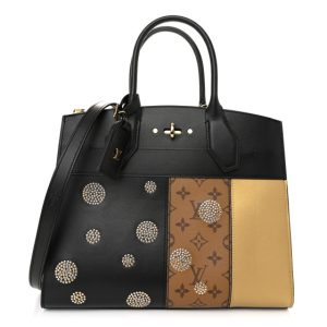 Louis Vuitton Reverse Monogram Studded Night Lights City Steamer MM