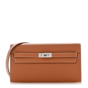 Hermes Epsom Kelly Wallet To Go Gold