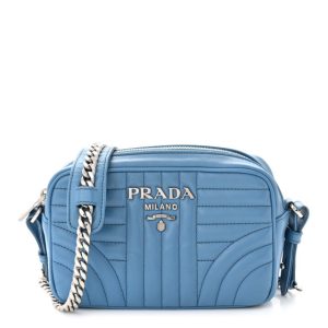 Prada Soft Calfskin Diagramme Camera Bag Rosso