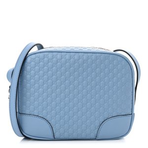 Gucci Microguccissima Mini Bree Messenger Bag Mineral Blue