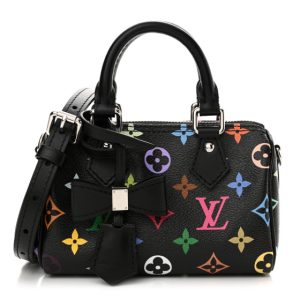 Louis Vuitton LV x TM Monogram Multicolor Nano Speedy Black