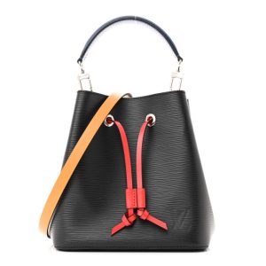 Louis Vuitton Epi Neonoe BB Black Safran