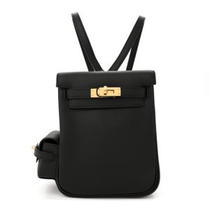 Hermes Swift Kelly Jump Backpack Black