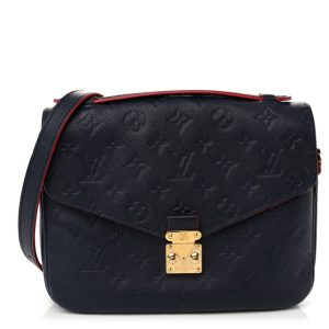 Louis Vuitton Empreinte Pochette Metis Marine Rouge
