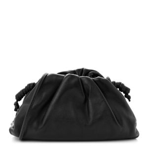 Bottega Veneta Butter Calfskin The Mini Pouch Black