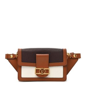 Louis Vuitton Taurillon Dauphine Bumbag Blackberry Snow