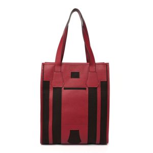 Hermes Canvas Epsom Petit H Bell Tote Bag