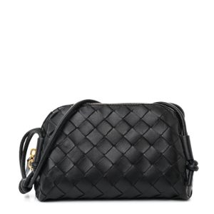 Bottega Veneta Nappa Intrecciato Concert Pouch Black