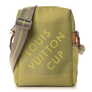Louis Vuitton Damier Geant Americas Cup Bag Yellow