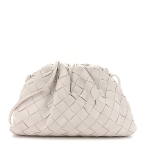 Bottega Veneta Nappa Intrecciato The Mini Pouch Plaster