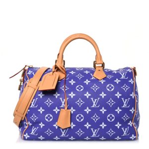 Louis Vuitton Calfskin Monogram Speedy P9 Bandouliere 40 Amethyst