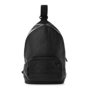 Louis Vuitton Monogram Shadow Racer Slingbag Black