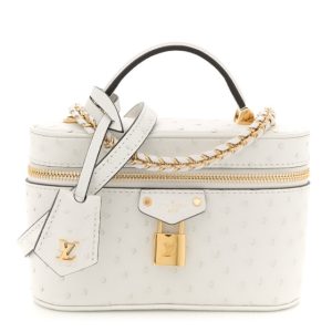 Louis Vuitton Ostrich Vanity Chain Pouch