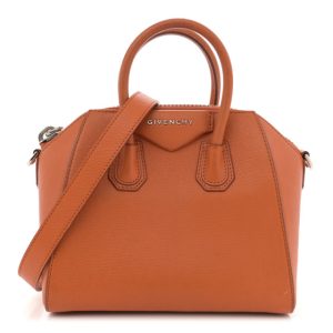 Givenchy Sugar Goatskin Mini Antigona Rust