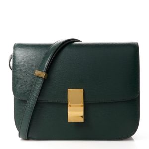 Celine Liege Calfskin Medium Classic Box Flap Bag Amazone