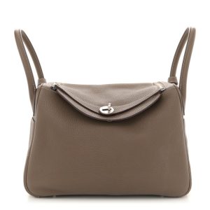 Hermes Taurillon Clemence Lindy 30 Etoupe