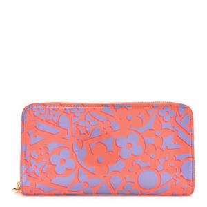 Louis Vuitton Patent Sweet Monogram Zippy Wallet Corail