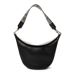 Loewe Satin Calfskin Jacquard Luna Bag Black