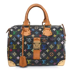 Louis Vuitton Monogram Multicolor Speedy 30 Black