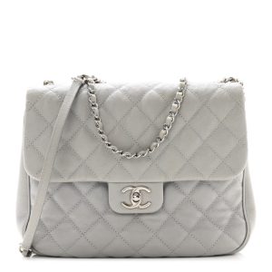 Chanel Caviar Quilted Large Urban Companion Flap Grey