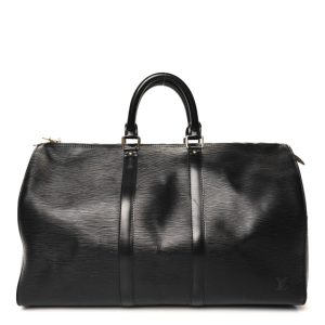 Louis Vuitton Epi Keepall 45 Black