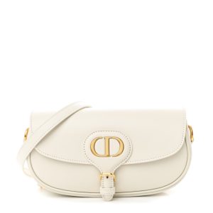 Christian Dior Box Calfskin East West Bobby Bag Latte