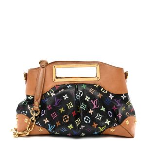Louis Vuitton Monogram Multicolor Judy MM Black