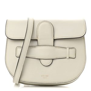 Celine Smooth Calfskin Mini Symmetrical Bag White