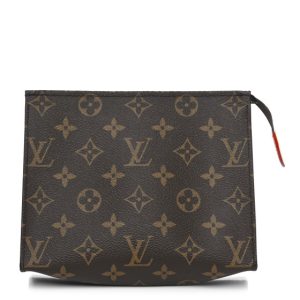 Louis Vuitton Monogram Toiletry Pouch 19 Red