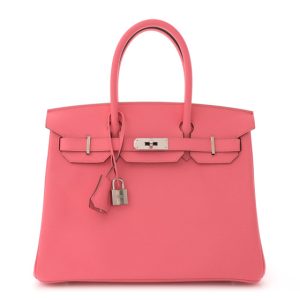 Hermes Epsom Birkin 30 Rose Azalee