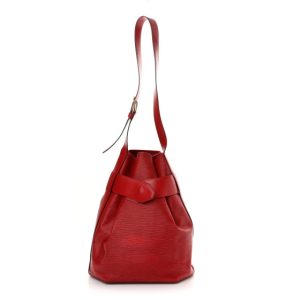 Louis Vuitton Epi Sac D'Epaule GM Castillan Red