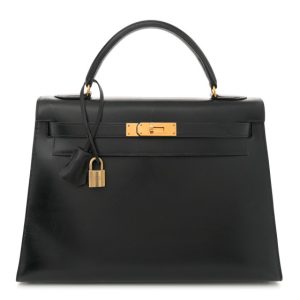 Hermes Box Kelly Sellier 32 Black
