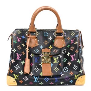 Louis Vuitton Monogram Multicolor Speedy 30 Black