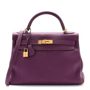 Hermes Togo Kelly Retourne 32 Anemone