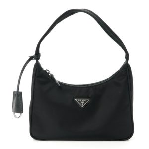 Prada Tessuto Nylon Mini Re-Edition 2000 Bag Black