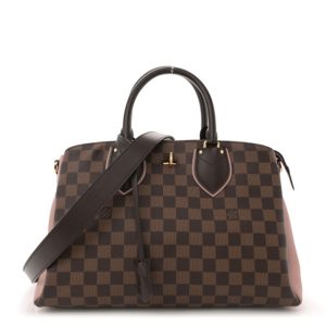 Louis Vuitton Cuir Taurillon Damier Ebene Normandy Magnolia