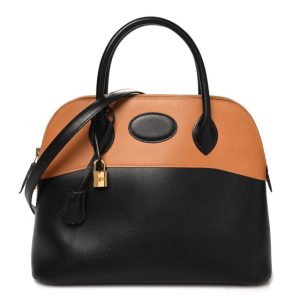 Hermes Box Chamonix Bi-Color Bolide 31 Natural Black