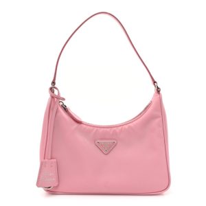 Prada Re-Nylon Saffiano Mini Re-Edition 2005 Bag Rosa