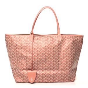Goyard Iridescent Goyardine Saint Louis GM Pearly Coral Pearly Coral