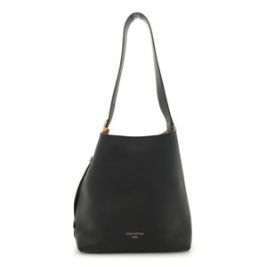 Louis Vuitton Grained Calfskin Low Key Hobo PM Black