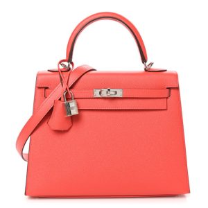 Hermes Epsom Kelly Sellier 25 Rose Jaipur