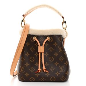 Louis Vuitton Monogram Shearling Cozygram Neonoe BB