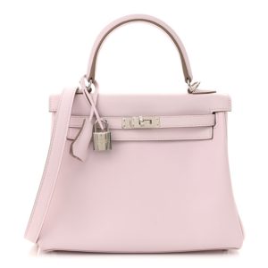 Hermes Swift Kelly Retourne 25 Mauve Pale