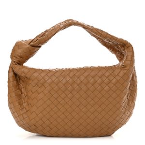 Bottega Veneta Nappa Intrecciato Small Jodie Caramel
