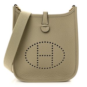 Hermes Taurillon Clemence Evelyne TPM Sauge