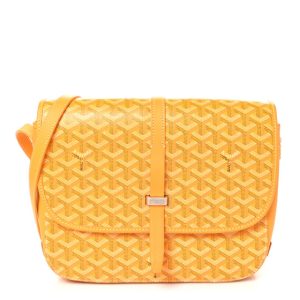 Goyard Goyardine Belvedere II MM Messenger Bag Yellow