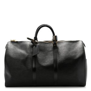 Louis Vuitton Epi Keepall 50 Black