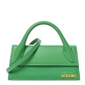 Jacquemus Smooth Calfskin Le Chiquito Long Green