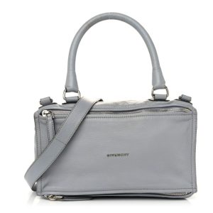 Givenchy Sugar Goatskin Medium Pandora Pearl Grey