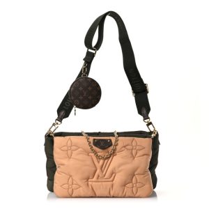 Louis Vuitton Econyl Monogram Pillow Maxi Multi Pochette Accessories Kaki Beige